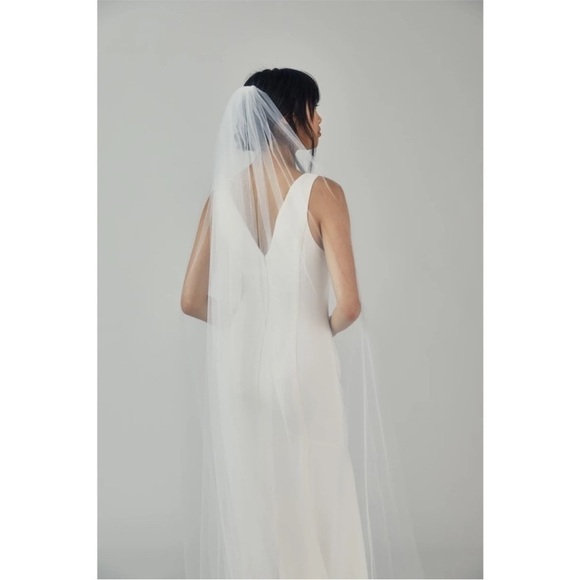 BHLDN Classic Ivory Cathedral Length Bridal Veil main image 6